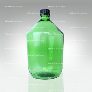 Бутыль 10,0 л Казацкий (зеленый) стеклянный оптом и по оптовым ценам в Новороссийске