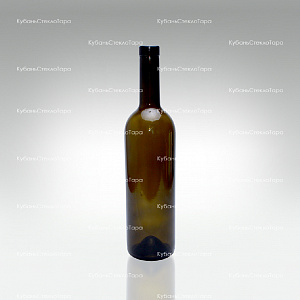 Бутылка 0,750 Бордо оливковая  (20/21/23) стекло оптом и по оптовым ценам в Новороссийске