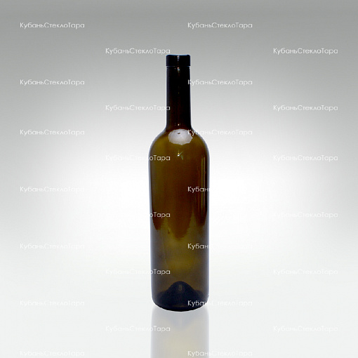 Бутылка 0,750 Бордо оливковая  (20/21/23) стекло оптом и по оптовым ценам в Новороссийске