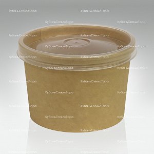 Упаковка для супа 230 мл с пластиковой крышкой оптом и по оптовым ценам в Новороссийске