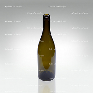 Бутылка 0,750 Бургундия оливковая (20/21/23) стекло оптом и по оптовым ценам в Новороссийске