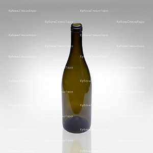 Бутылка 0,750 Бургундия оливковая (20/21/23) стекло оптом и по оптовым ценам в Новороссийске