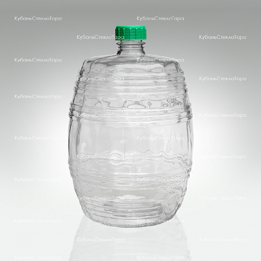 Бутыль 10,0 л Бочонок (прозрачный) стеклянный оптом и по оптовым ценам в Новороссийске