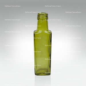 Бутылка 0,100  Гранит ВИНТ (28) Оливковая стекло оптом и по оптовым ценам в Новороссийске