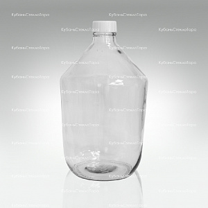 Бутыль 10,0 л Казацкий (прозрачный) стеклянный оптом и по оптовым ценам в Новороссийске