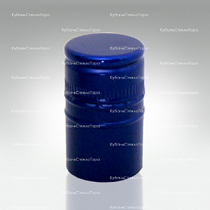 Колпачок алюминиевый (30,5*50) синий  в Новороссийске оптом и по оптовым ценам