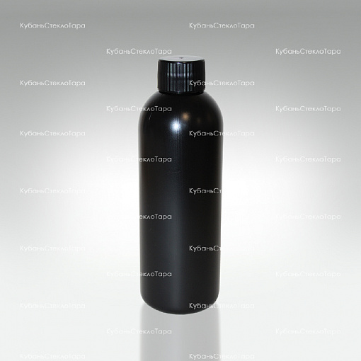 Флакон 0,200 л пластик черный (Din 24/410) оптом и по оптовым ценам в Новороссийске