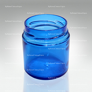 Стеклобанка 0,200  ТВИСТ (66)  Deep (синяя) банка стеклянная КСТ оптом и по оптовым ценам в Новороссийске