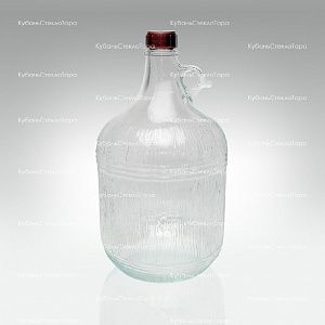 Винная бутылка 5 л "Дария" стекло с крышкой (38) оптом и по оптовым ценам в Новороссийске