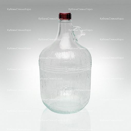 Винная бутылка 5 л "Дария" стекло с крышкой (38) оптом и по оптовым ценам в Новороссийске
