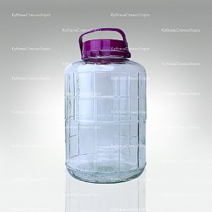 Бутыль (банка) стеклянный "фиолетовая" 16 л оптом и по оптовым ценам в Новороссийске