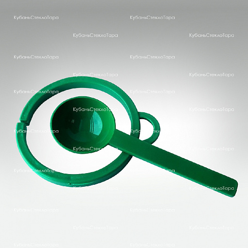 Кольцо и ложка на банку зеленые (82) оптом и по оптовым ценам в Новороссийске