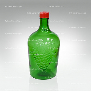 Винная бутылка 3 л (38) зеленая стекло оптом и по оптовым ценам в Новороссийске