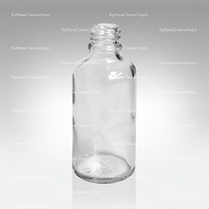 Флакон для капель 0,050 л (18) прозрачное стекло оптом и по оптовым ценам в Новороссийске