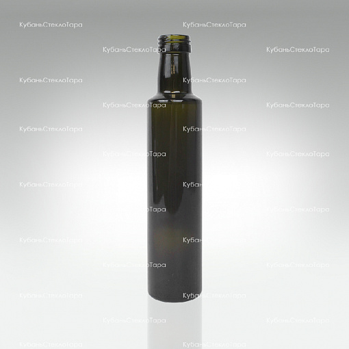 Бутылка 0,250  (31,5)"DORIKA" оливковая стекло оптом и по оптовым ценам в Новороссийске
