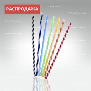 Трубочка пластиковая для напитков (цветные полосы) оптом и по оптовым ценам в Новороссийске